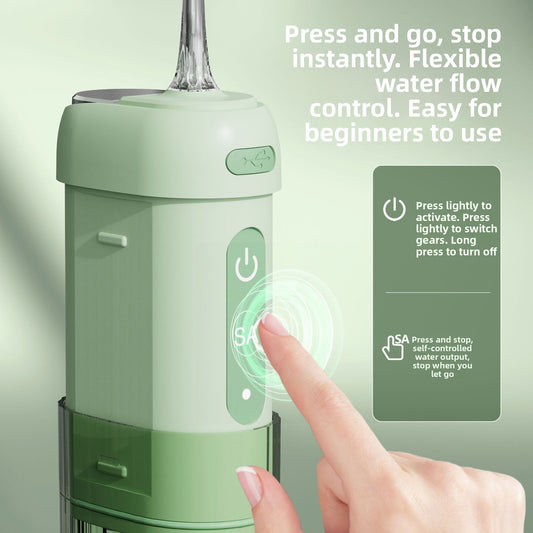 Portable Foldable Water Flosser – 3 Pressure Levels — QIUOLA | qiuola.com