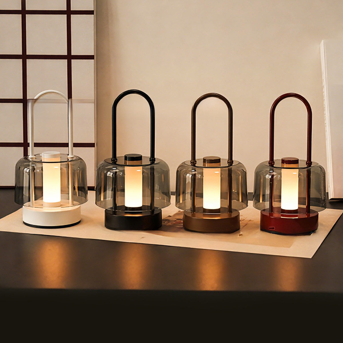 USB Rechargeable LED Lantern with Flame Effect — QIUOLA | qiuola.com