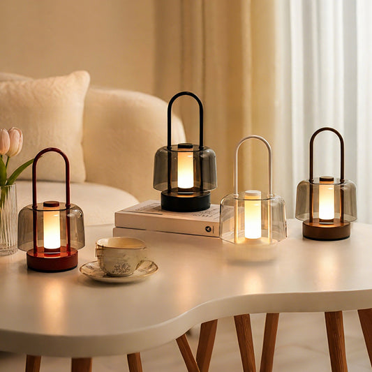 USB Rechargeable LED Lantern with Flame Effect — QIUOLA | qiuola.com