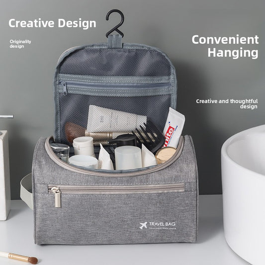 Foldable Hanging Travel Toiletry Bag with Carry Handle — QIUOLA | qiuola.com
