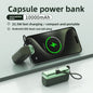10000mAh Mini Power Bank with Built-In Cable — QIUOLA | qiuola.com