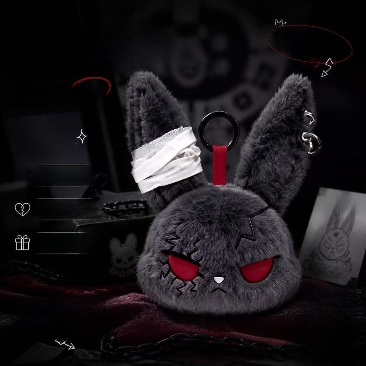 Dark-Style Bunny Plush Doll — QIUOLA | qiuola.com
