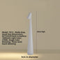 Rechargeable Touch-Control LED Table Lamp, 35 cm — QIUOLA | qiuola.com