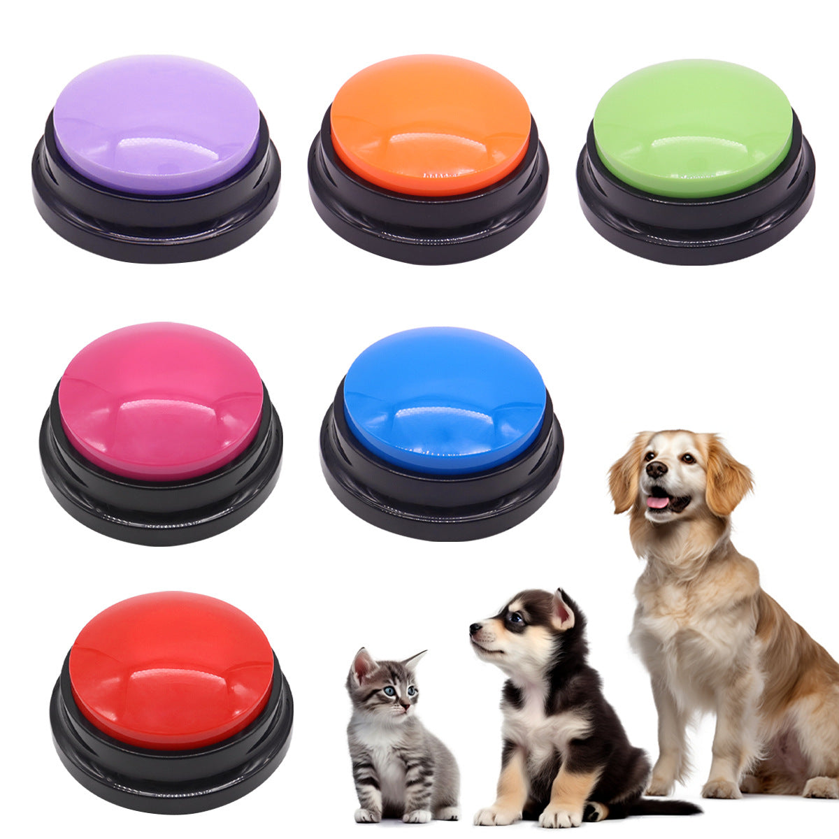 Recordable Pet Training Button for Dogs & Cats — QIUOLA | qiuola.com