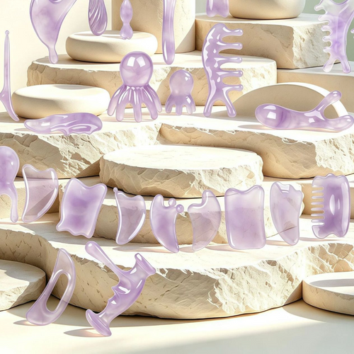 Resin Gua Sha Beauty Tool – Boards, Combs & Massage Shapes — QIUOLA | qiuola.com
