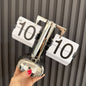 Retro Metal Flip Clock with Quartz Movement — QIUOLA | qiuola.com
