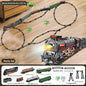 Remote Control Steam Train Toy with Lights, Sound & DIY Track — QIUOLA | qiuola.com