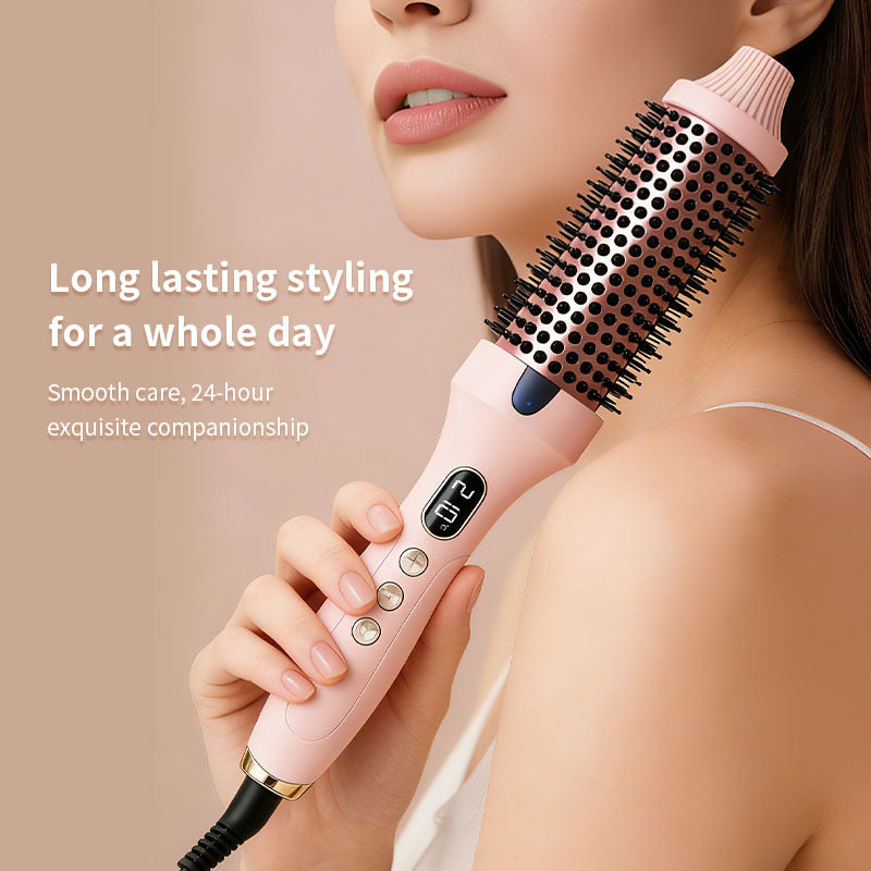 2-in-1 Heated Hair Styling Brush – 38 mm — QIUOLA | qiuola.com