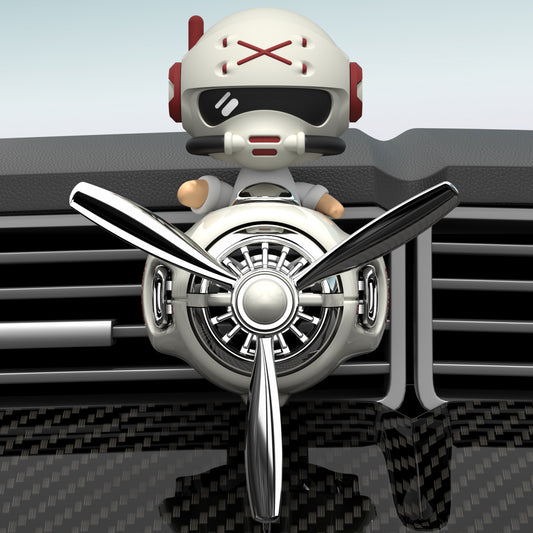 Rotating Car Air Freshener with Decorative Figures — QIUOLA | qiuola.com
