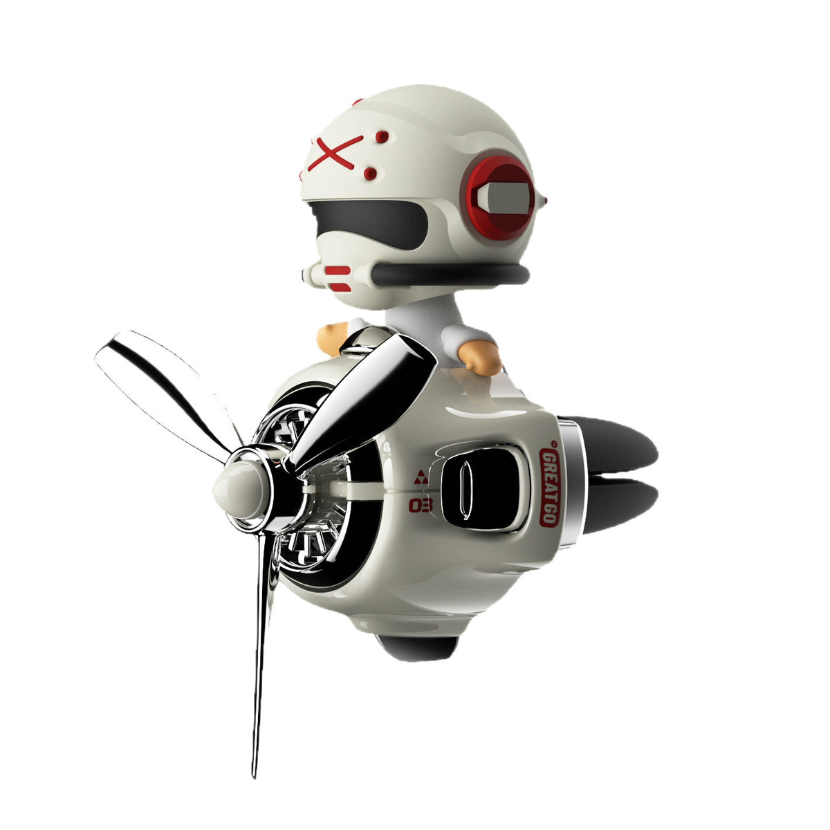 Rotating Car Air Freshener with Decorative Figures — QIUOLA | qiuola.com