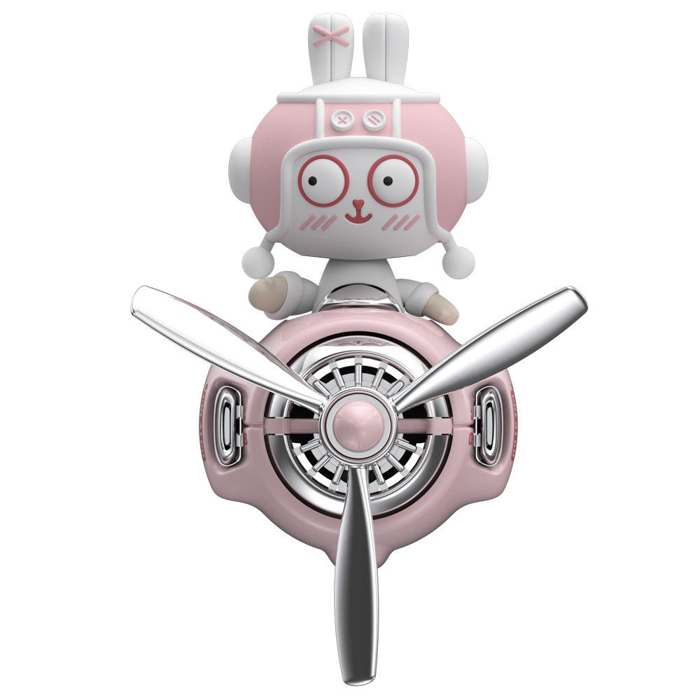 Rotating Car Air Freshener with Decorative Figures — QIUOLA | qiuola.com