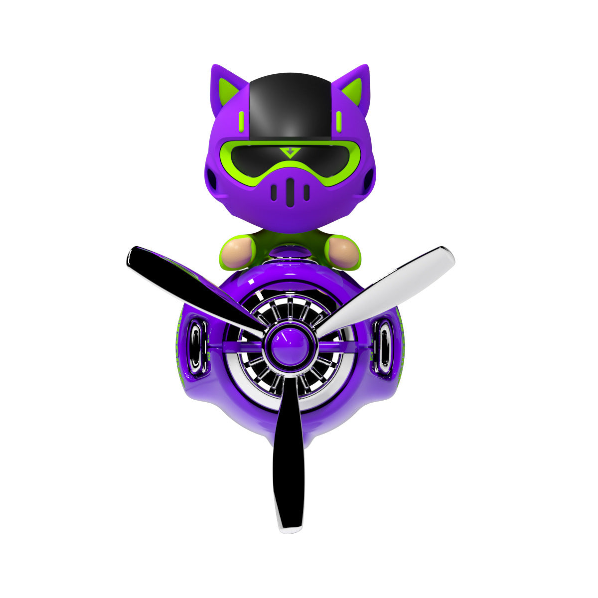 Rotating Car Air Freshener with Decorative Figures — QIUOLA | qiuola.com