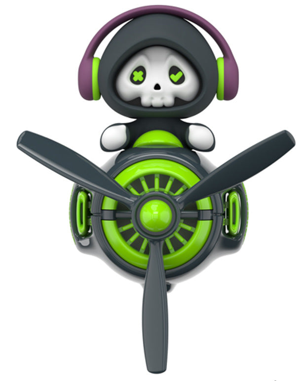 Rotating Car Air Freshener with Decorative Figures — QIUOLA | qiuola.com