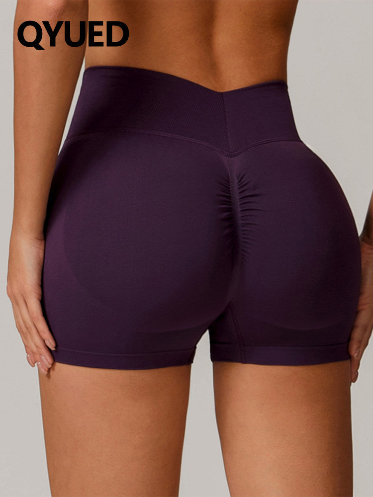 Women's Seamless High-Waisted Yoga Shorts — QIUOLA | qiuola.com