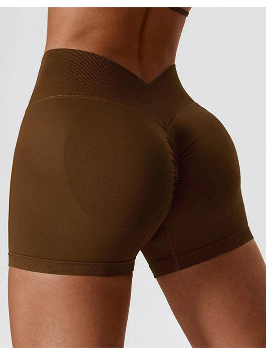Women's Seamless High-Waisted Yoga Shorts — QIUOLA | qiuola.com