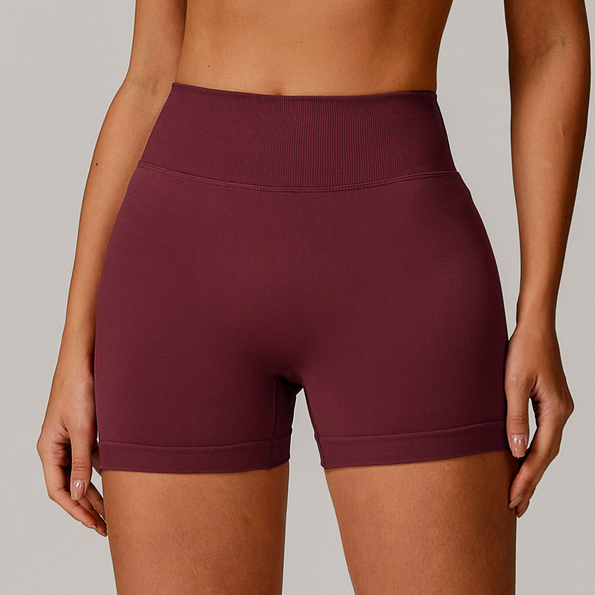 Women's Seamless High-Waisted Yoga Shorts — QIUOLA | qiuola.com