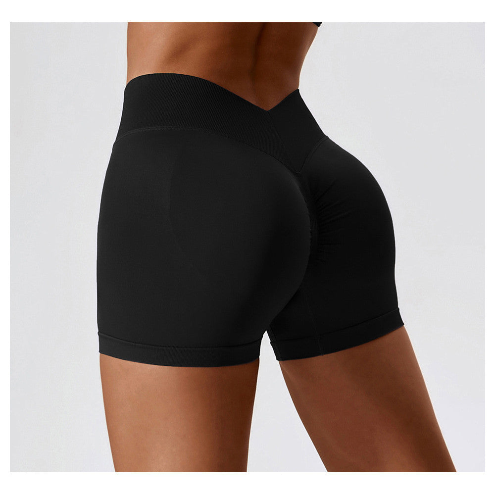 Women's Seamless High-Waisted Yoga Shorts — QIUOLA | qiuola.com