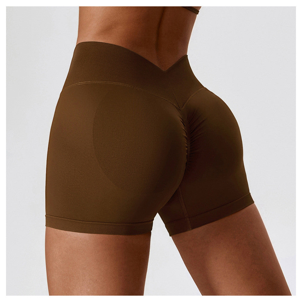 Women's Seamless High-Waisted Yoga Shorts — QIUOLA | qiuola.com