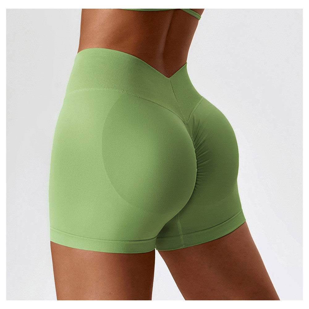 Women's Seamless High-Waisted Yoga Shorts — QIUOLA | qiuola.com