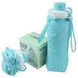 600ml Collapsible Silicone Travel Cup with Lid — QIUOLA | qiuola.com