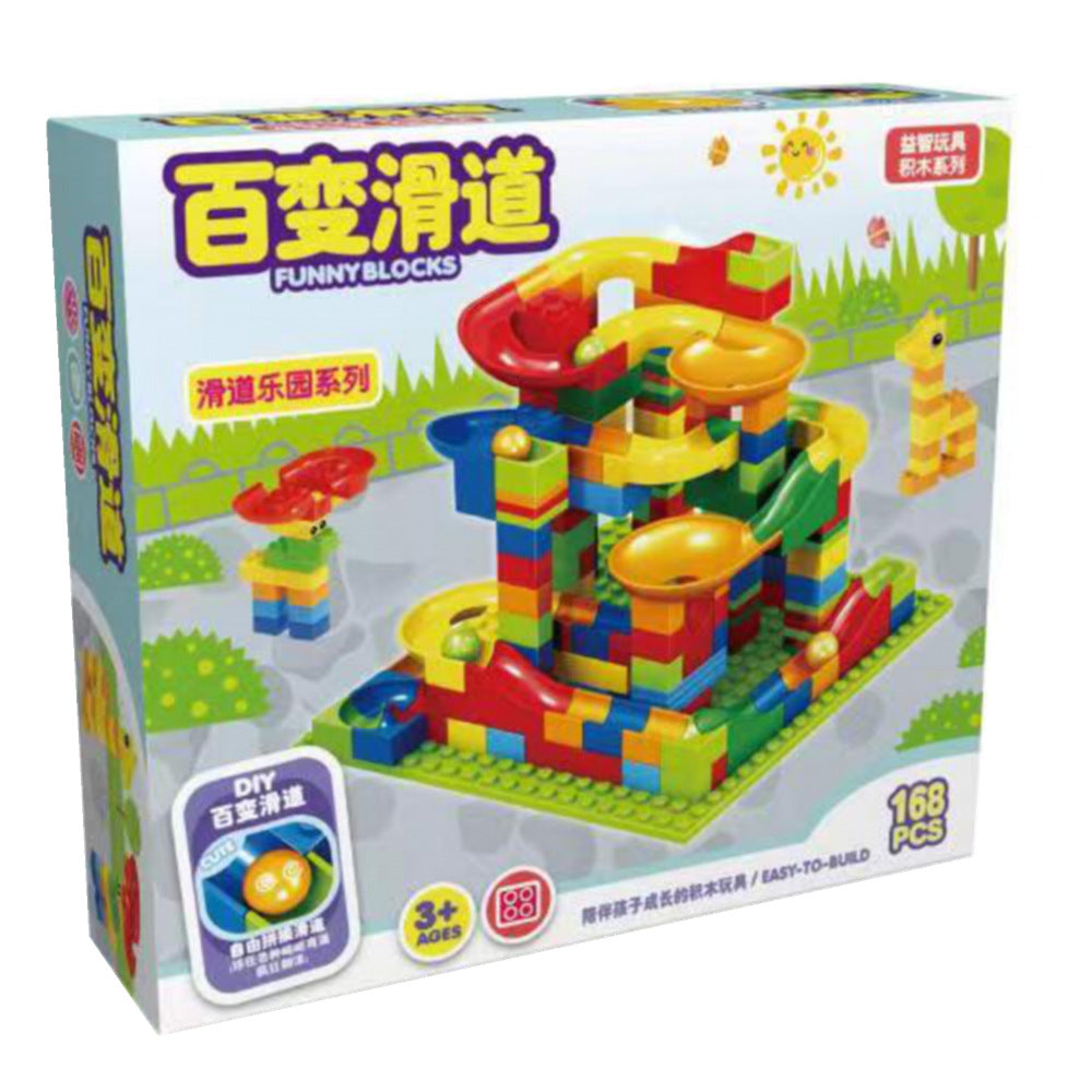 DIY Ball-Run Track Building Blocks, 89–523 Piece Options — QIUOLA | qiuola.com