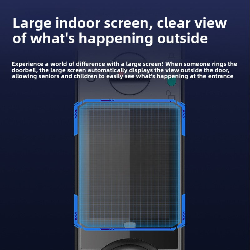 H32 Smart Interior Door Lock with Fingerprint & Password Access — QIUOLA | qiuola.com