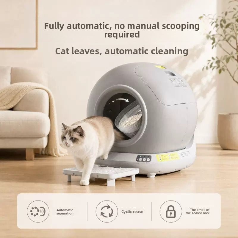 Wi-Fi Automatic Self-Cleaning Cat Litter Box — QIUOLA | qiuola.com