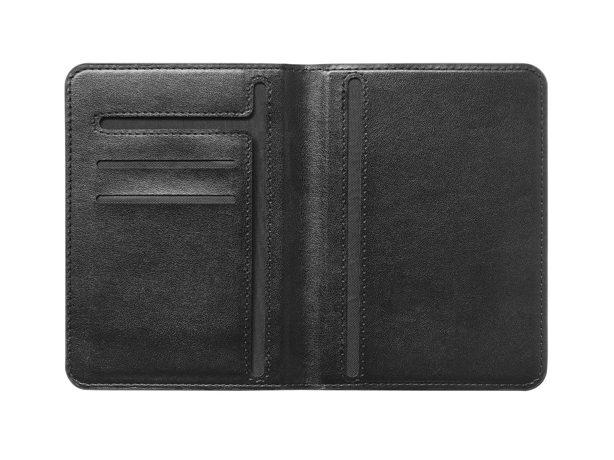 Black Passport Holder with Tracking Feature — QIUOLA | qiuola.com