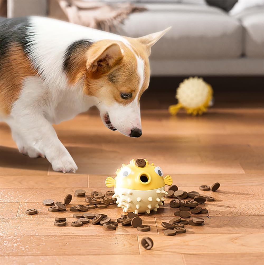Treat Spin Squeaky Fish Dog Toy & Treat Dispenser — QIUOLA | qiuola.com