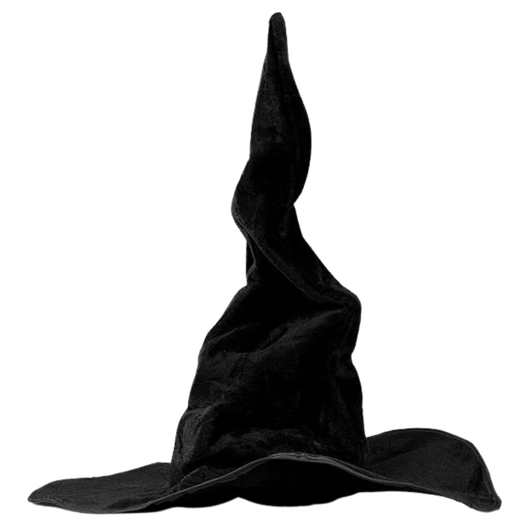 Velvet Witch Hat with Decorations for Halloween Party Costume Accessory — QIUOLA | qiuola.com