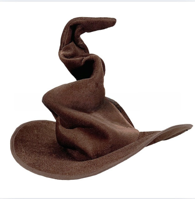Velvet Witch Hat with Decorations for Halloween Party Costume Accessory — QIUOLA | qiuola.com