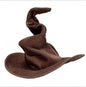 Velvet Witch Hat with Decorations for Halloween Party Costume Accessory — QIUOLA | qiuola.com