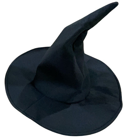 Velvet Witch Hat with Decorations for Halloween Party Costume Accessory — QIUOLA | qiuola.com