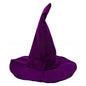 Velvet Witch Hat with Decorations for Halloween Party Costume Accessory — QIUOLA | qiuola.com
