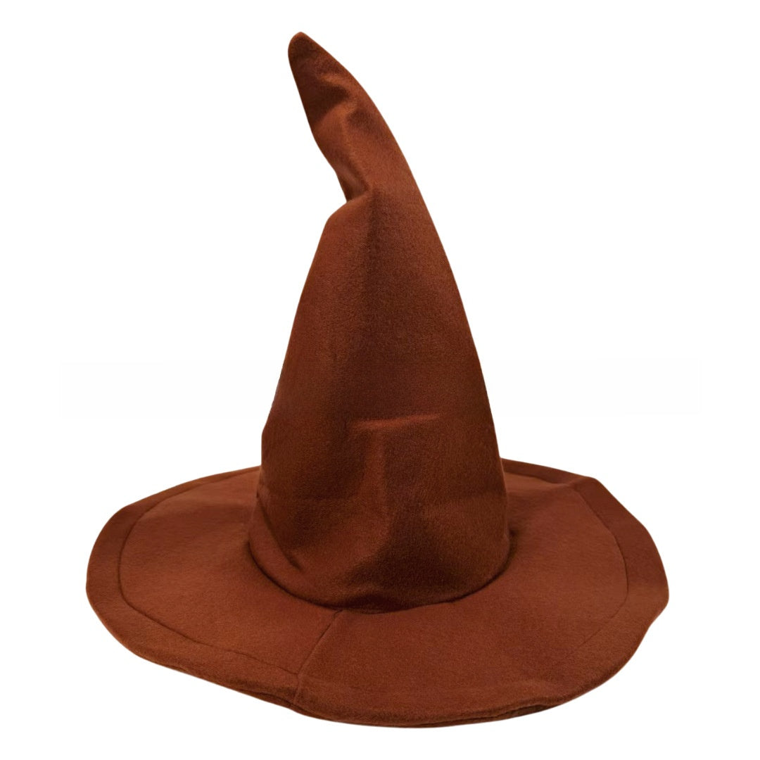 Velvet Witch Hat with Decorations for Halloween Party Costume Accessory — QIUOLA | qiuola.com