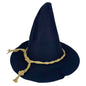Velvet Witch Hat with Decorations for Halloween Party Costume Accessory — QIUOLA | qiuola.com