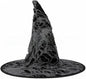 Velvet Witch Hat with Decorations for Halloween Party Costume Accessory — QIUOLA | qiuola.com