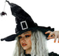Velvet Witch Hat with Decorations for Halloween Party Costume Accessory — QIUOLA | qiuola.com