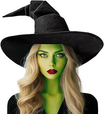 Velvet Witch Hat with Decorations for Halloween Party Costume Accessory — QIUOLA | qiuola.com