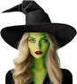 Velvet Witch Hat with Decorations for Halloween Party Costume Accessory — QIUOLA | qiuola.com