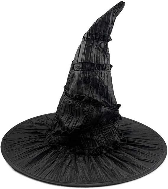 Velvet Witch Hat with Decorations for Halloween Party Costume Accessory — QIUOLA | qiuola.com