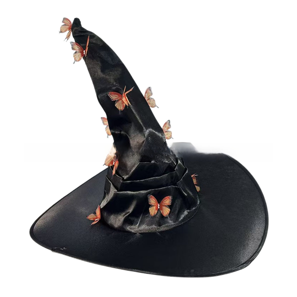 Velvet Witch Hat with Decorations for Halloween Party Costume Accessory — QIUOLA | qiuola.com
