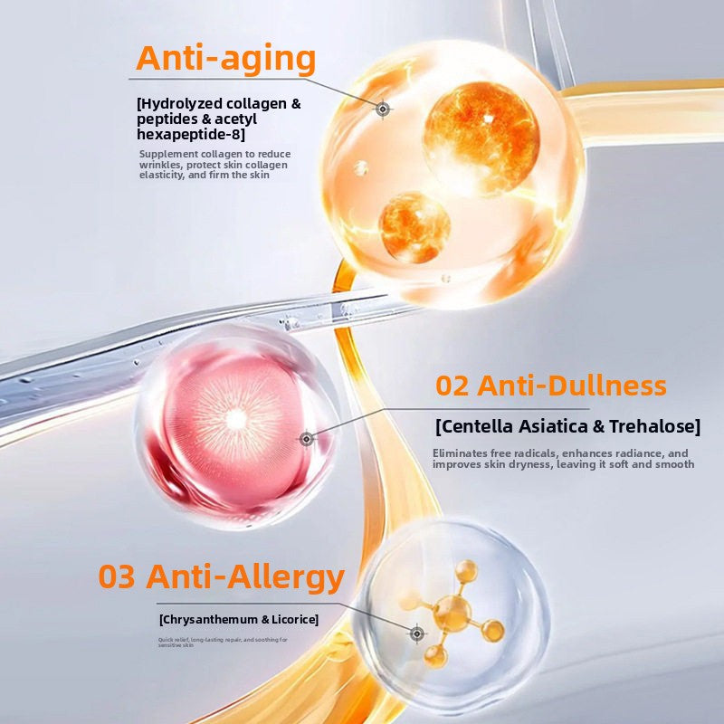 Water-Glow Collagen Hydrating Peel-Off Mask – 7 × 7g — QIUOLA | qiuola.com
