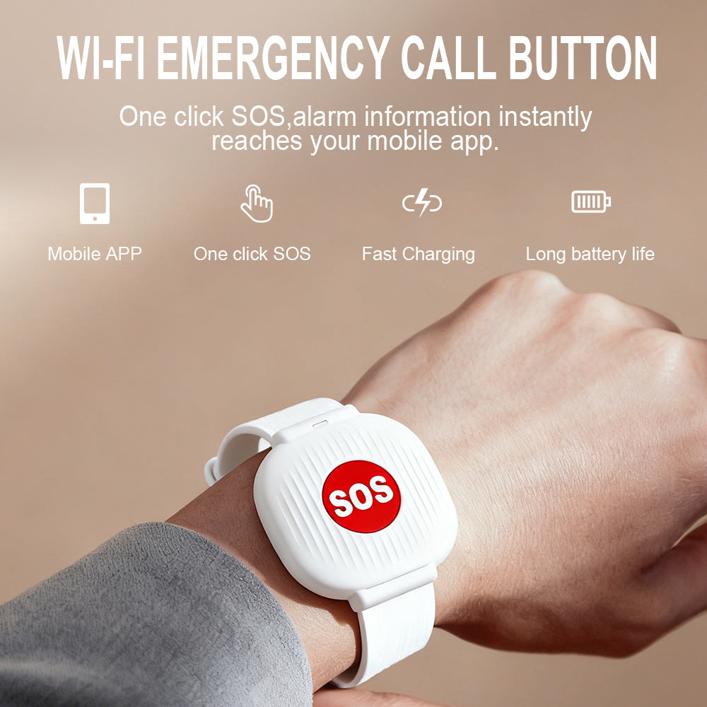96WT WiFi SOS Alert Bracelet – Tuya-Compatible — QIUOLA | qiuola.com