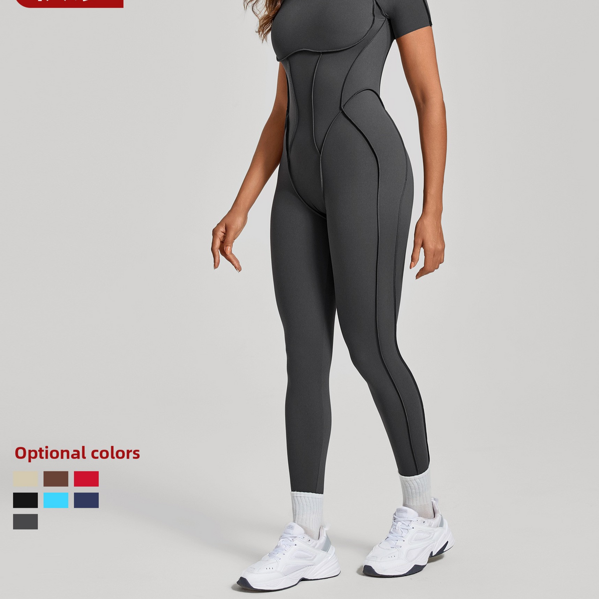 Women's Backless Stretch Activewear Jumpsuit — QIUOLA | qiuola.com