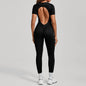Women's Backless Stretch Activewear Jumpsuit — QIUOLA | qiuola.com