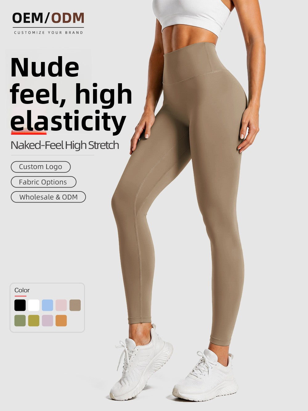 Women's High-Waisted Stretch Yoga Leggings — QIUOLA | qiuola.com