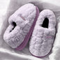 Women's Plush Closed-Heel Winter Slippers — QIUOLA | qiuola.com