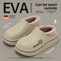 Women's Plush Closed-Heel Winter Slippers — QIUOLA | qiuola.com