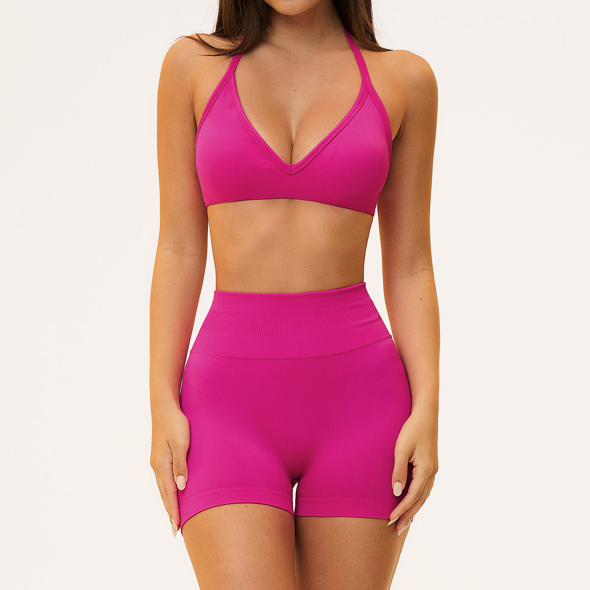 Women's Seamless Two-Piece Yoga & Workout Set — QIUOLA | qiuola.com